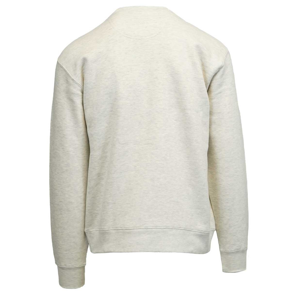 Embroidered Utah State University U-State Crew Sweatshirt Oatmeal